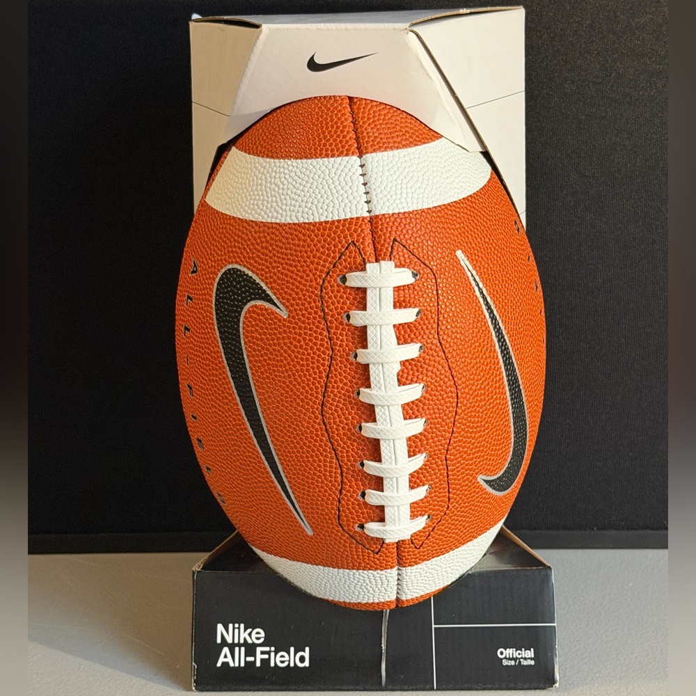 Nike All-Field Orange and White Official Size Football
